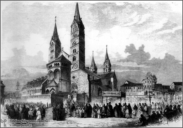 The Enthronement of Archbishop Michael von Deinlein (1858)